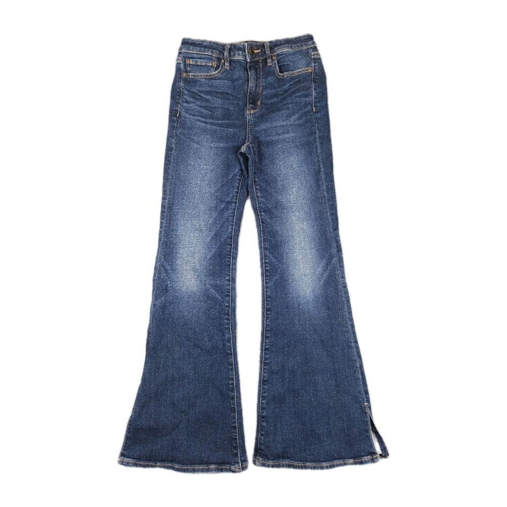 American Eagle Super High Rise Flare Women's Jeans Size 4 Short (Fits 26x27)